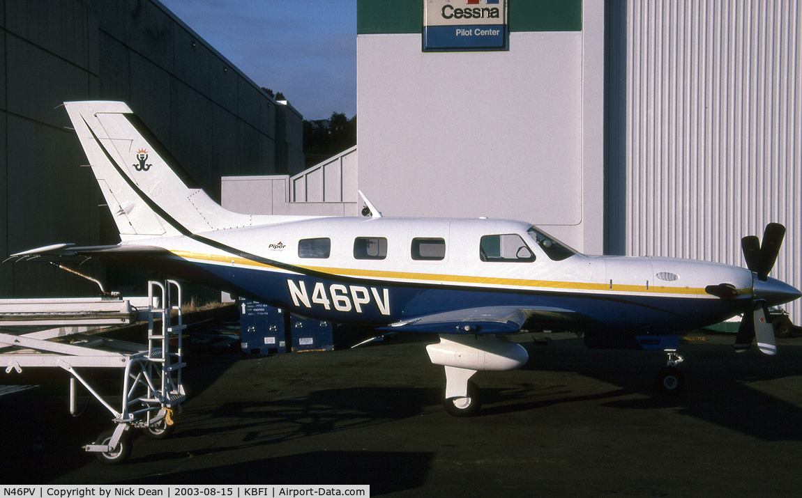 N46PV, 2001 Piper PA-46-500TP C/N 4697046, KBFI