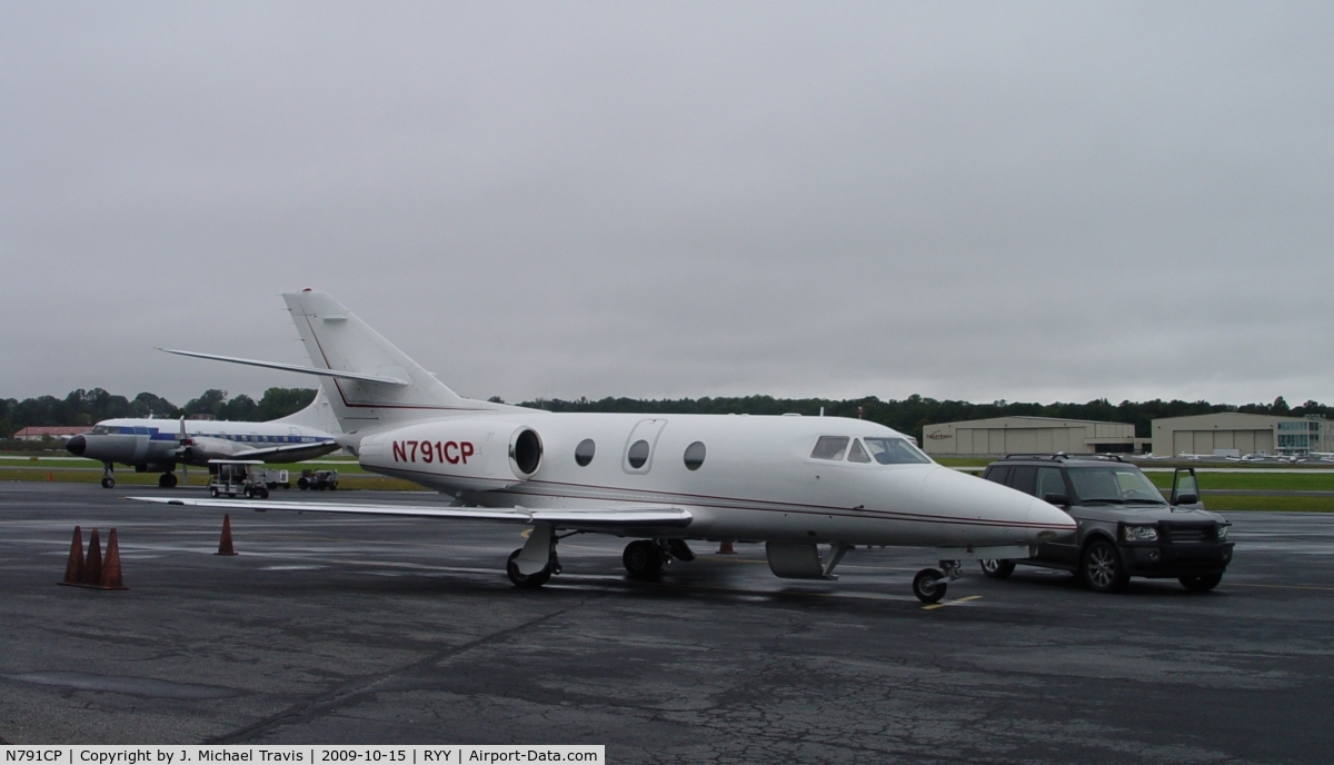 N791CP, 1975 Dassault Falcon 10 C/N 54, N791CP on ramp at KRYY