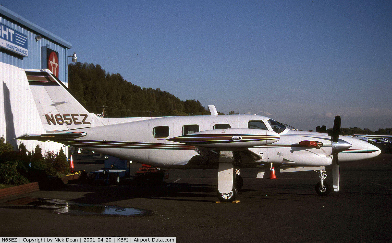N65EZ, 1984 Piper PA-31T1-500 Cheyenne IA C/N 31T-1104013, KBFI
