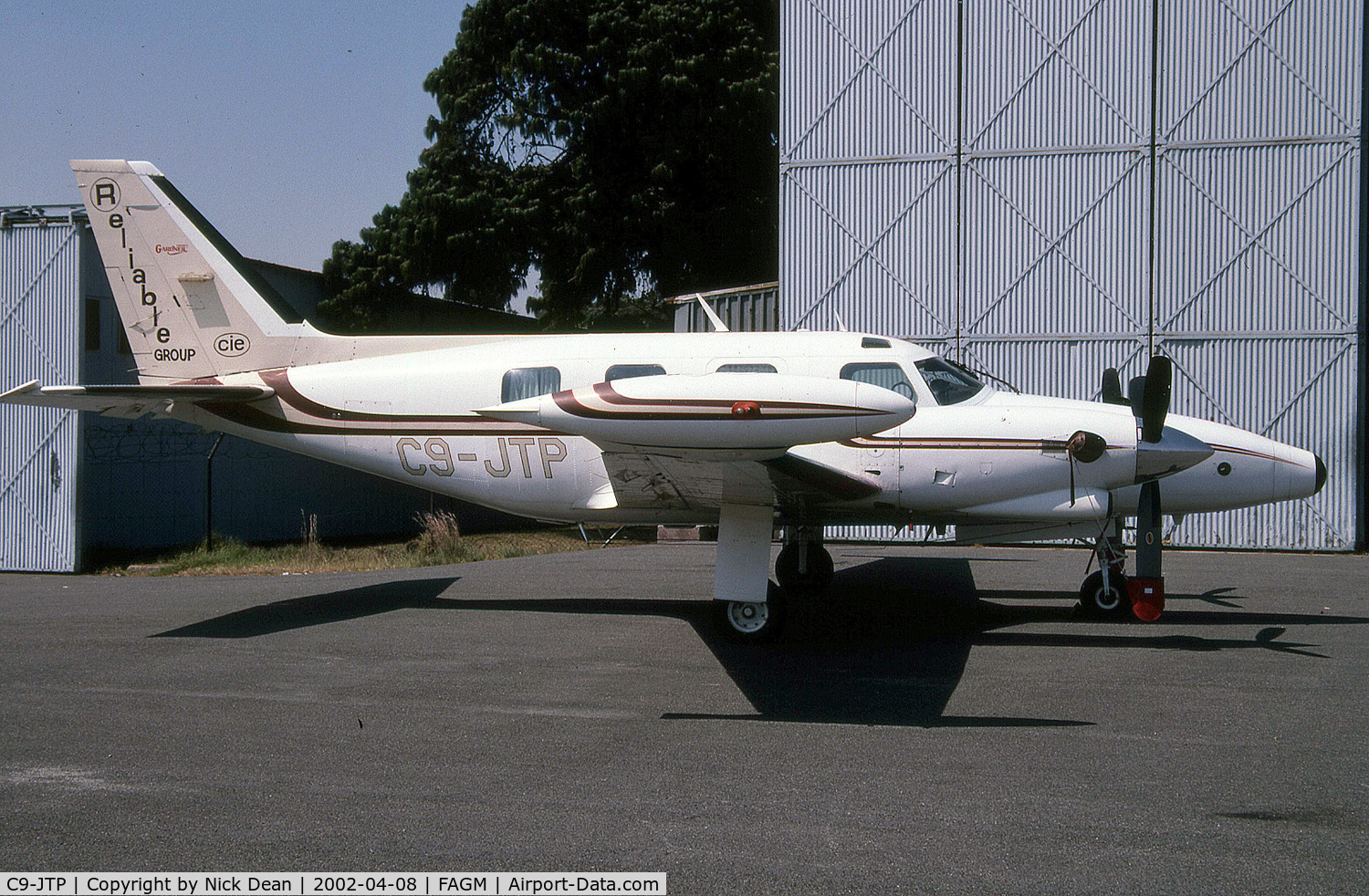C9-JTP, 1976 Piper PA-31T Cheyenne C/N 31T-7620012, FAGM