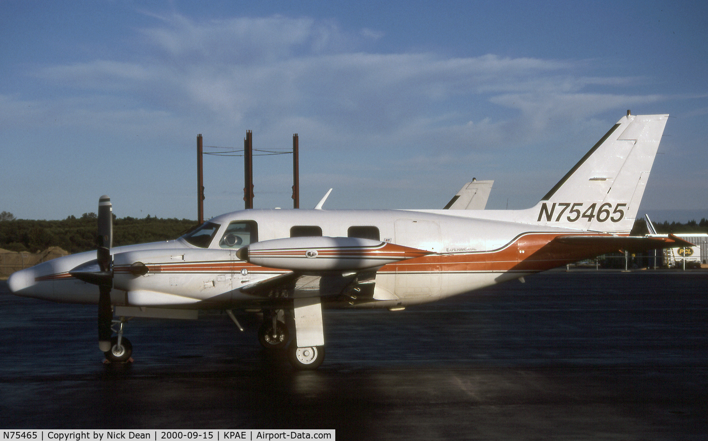 N75465, 1977 Piper PA-31T Cheyenne C/N 317-7720019, KPAE