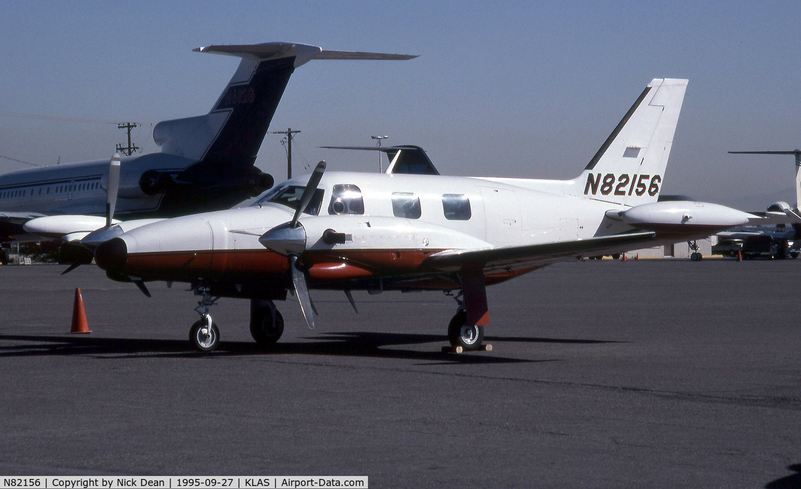 N82156, Piper PA-31T Cheyenne C/N 31T-7720045, KLAS