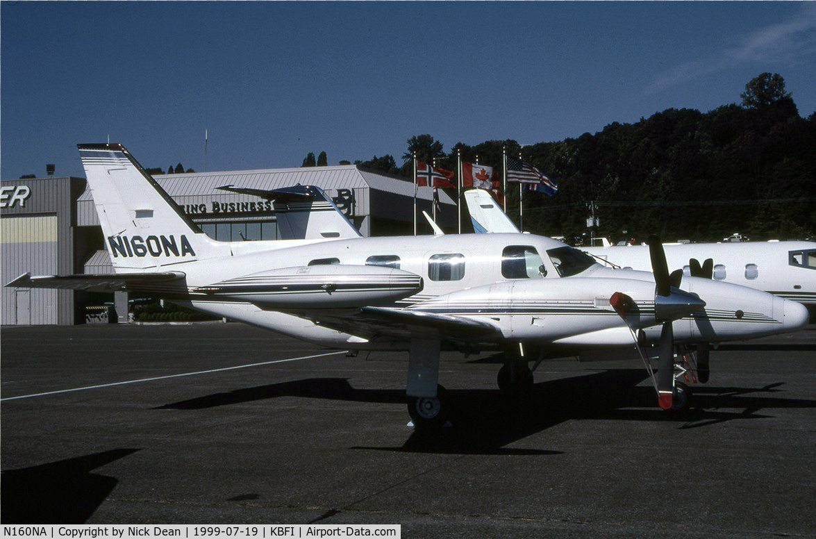 N160NA, 1977 Piper PA-31T Cheyenne C/N 31T-7720060, KBFI