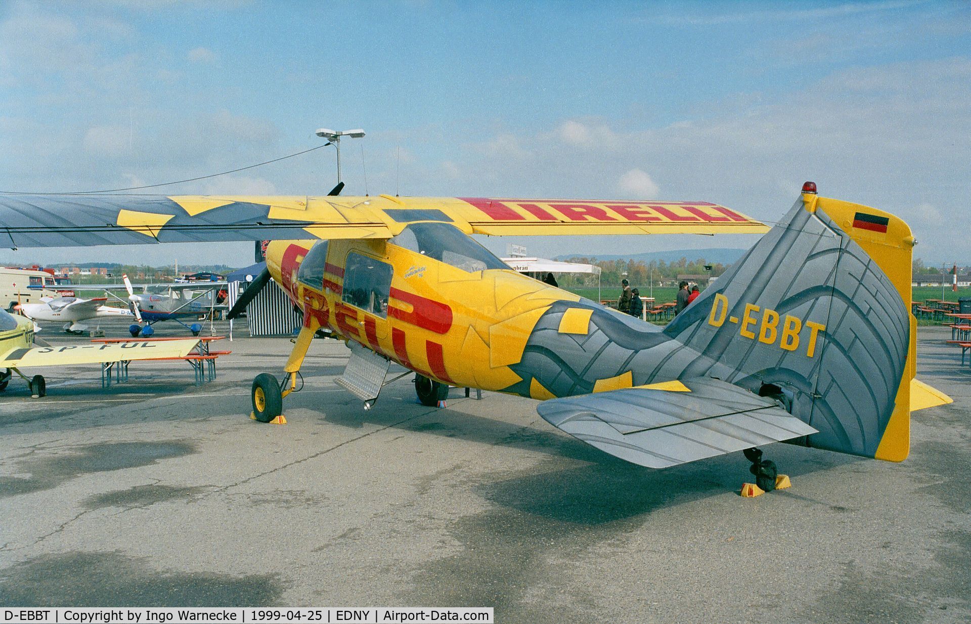 D-EBBT, Dornier Do-27A-1 C/N 185, Dornier Do 27A-1 at the Aero 1999, Friedrichshafen