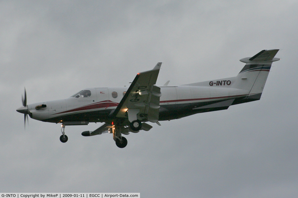 G-INTO, 2005 Pilatus PC-12/45 C/N 609, Regular Football related visitor.