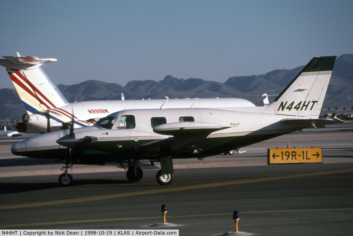 N44HT, 1979 Piper PA-31T Cheyenne C/N 31T-7920061, KLAS