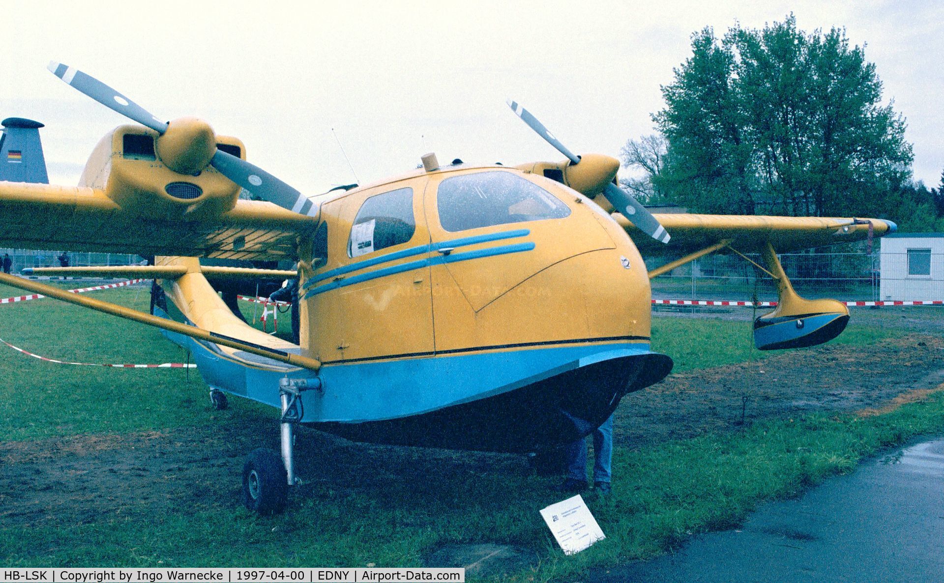 HB-LSK, 1976 STOL Aircraft UC-1 Twin Bee C/N 018, STOL Aircraft Corp. UC-1 Twin Bee at the Aero 1997, Friedrichshafen
