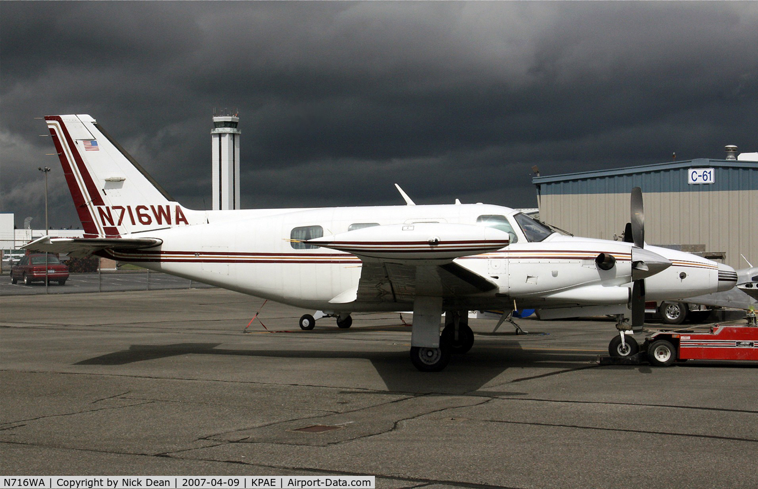 N716WA, 1980 Piper PA-31T C/N 31T-8020042, KPAE