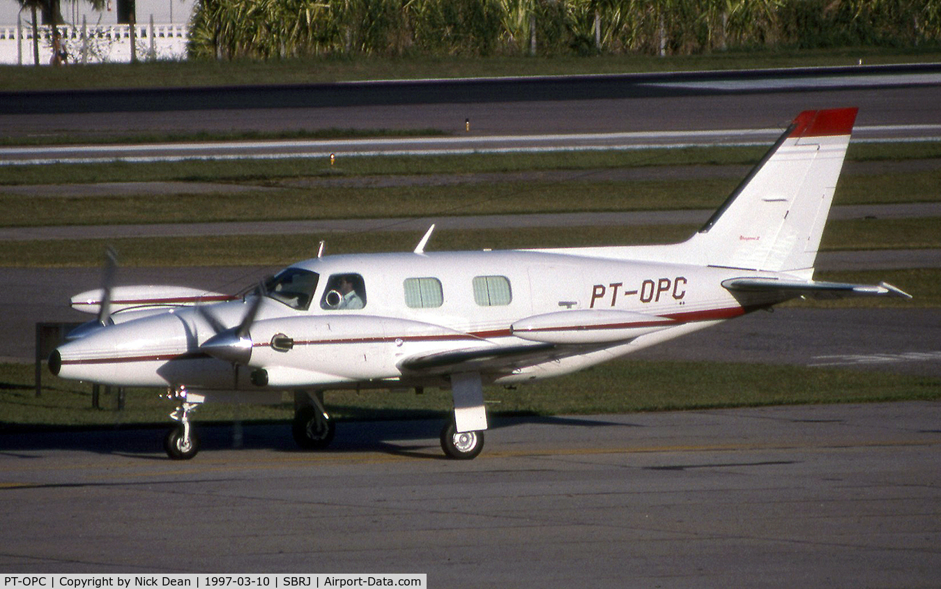 PT-OPC, 1981 Piper PA-31T-620 Cheyenne II C/N 31T-8120010, SBRJ