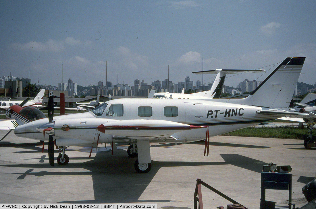 PT-WNC, 1981 Piper PA-31T-620 Cheyenne II C/N 31T-8120020, SBMT
