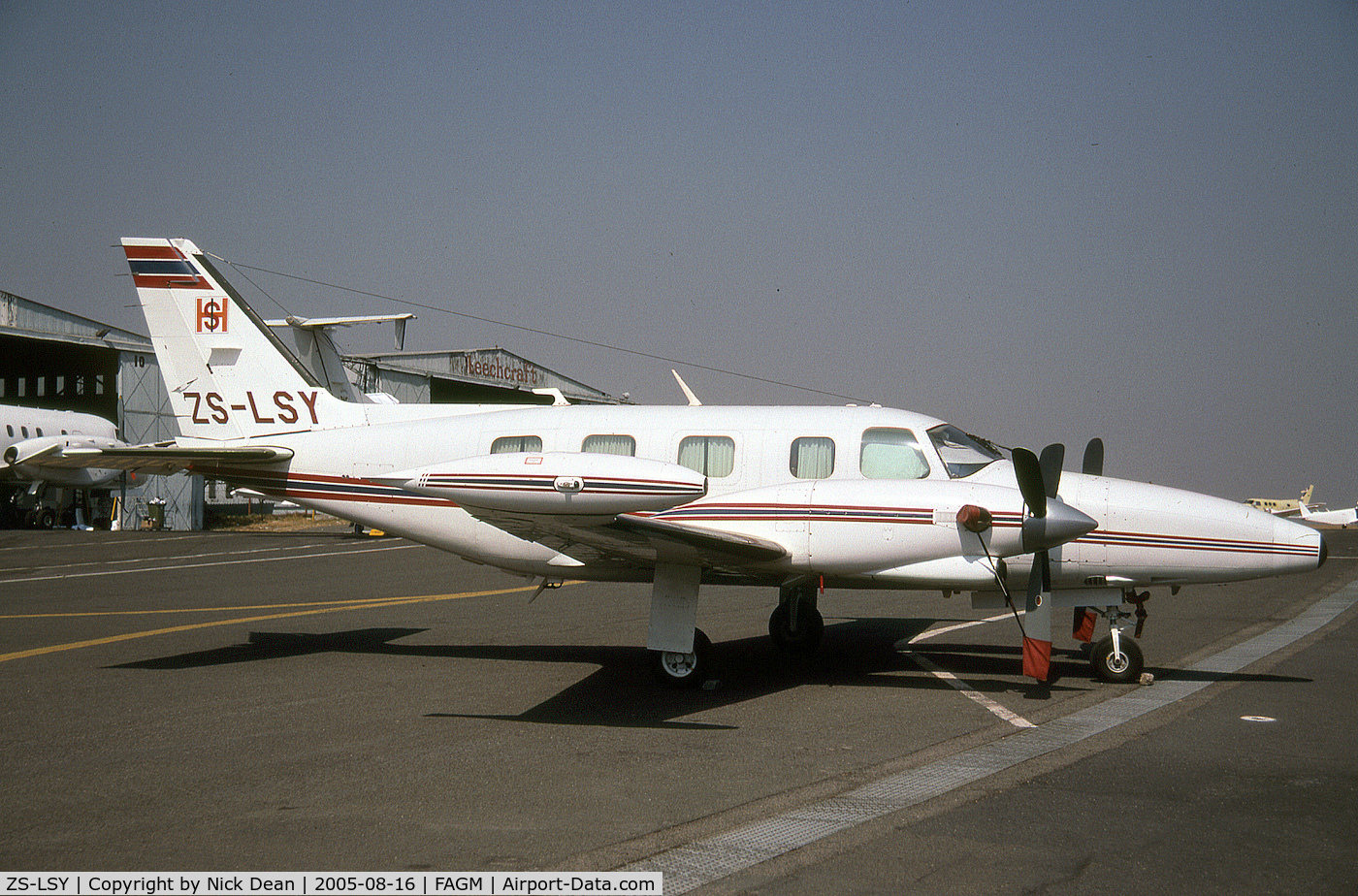 ZS-LSY, 1981 Piper PA-31T2 Cheyenne IIXL C/N 31T-8166031, FAGM