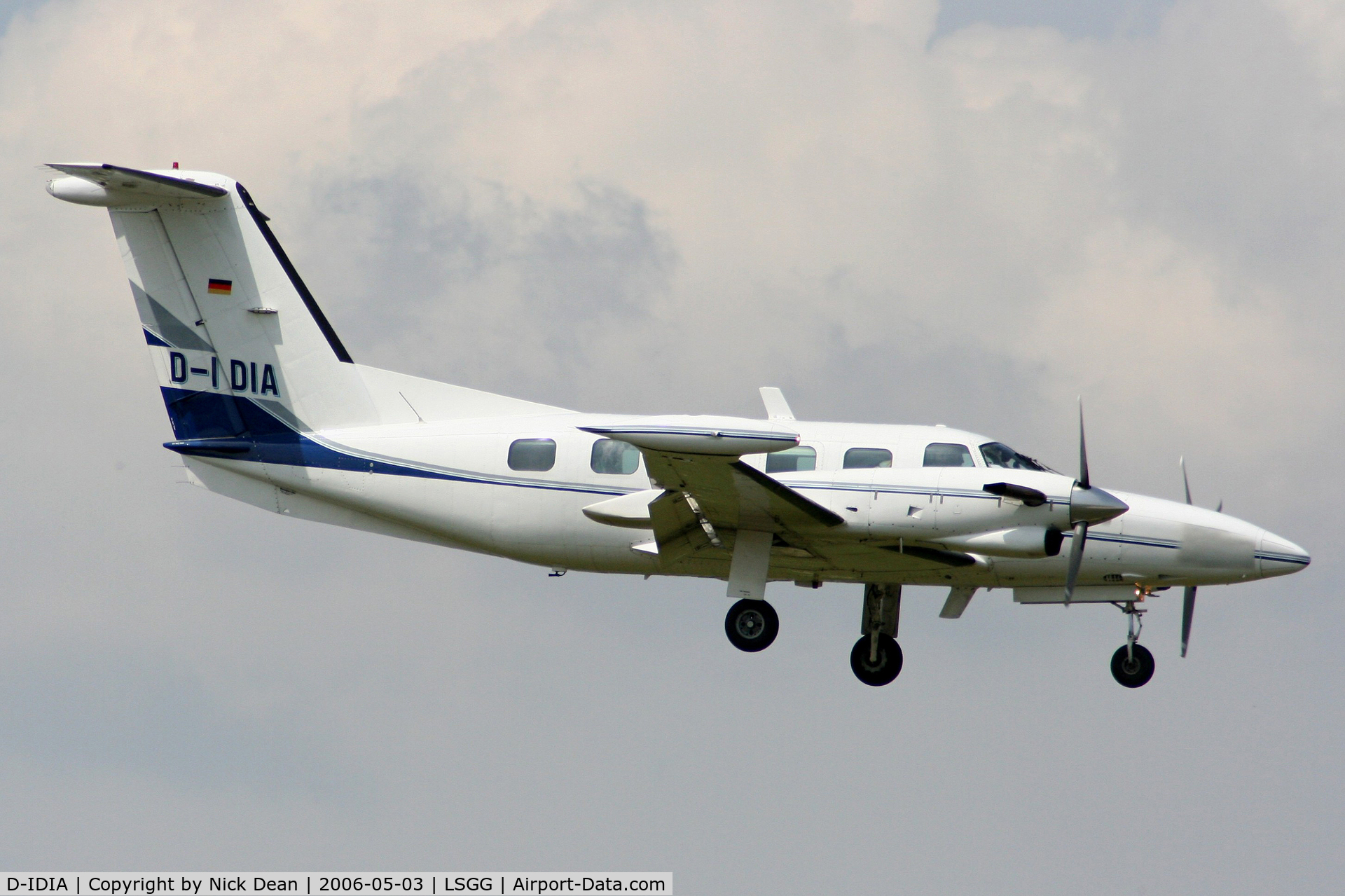 D-IDIA, 1990 Piper PA-42-720 Cheyenne IIIA C/N 42-5501055, LSGG W/O 19th Jan 2009 crashed and destroyed while on a flight from Frankfurt to Bad Nauheim