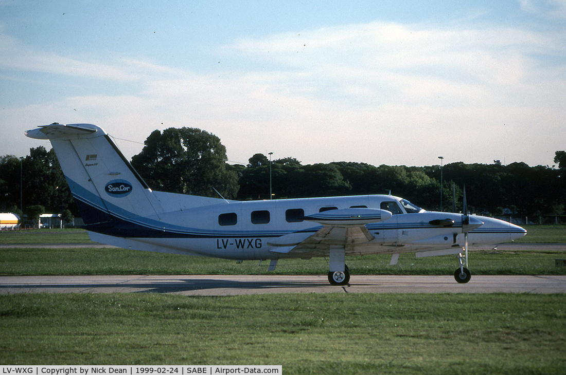 LV-WXG, 1981 Piper PA-42 Cheyenne III C/N 42-8001044, SABE