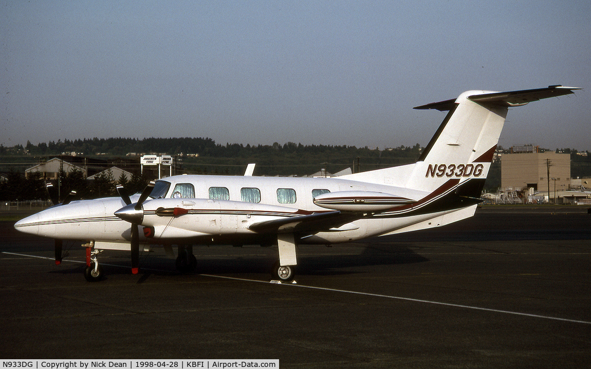 N933DG, 1983 Piper PA-42 Cheyenne III C/N 42-8001106, KBFI