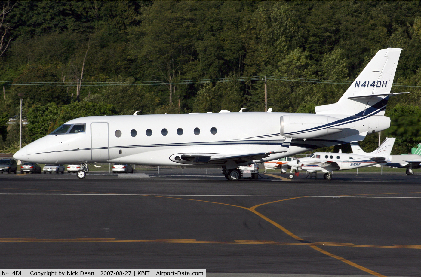 N414DH, 2003 Gulfstream Aerospace G200 C/N 081, KBFI