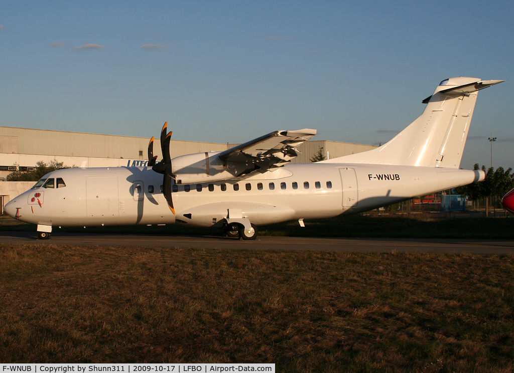 F-WNUB, 1996 ATR 42-500 C/N 510, Ex. VT-ADI... For TRIP Linhas Aereas