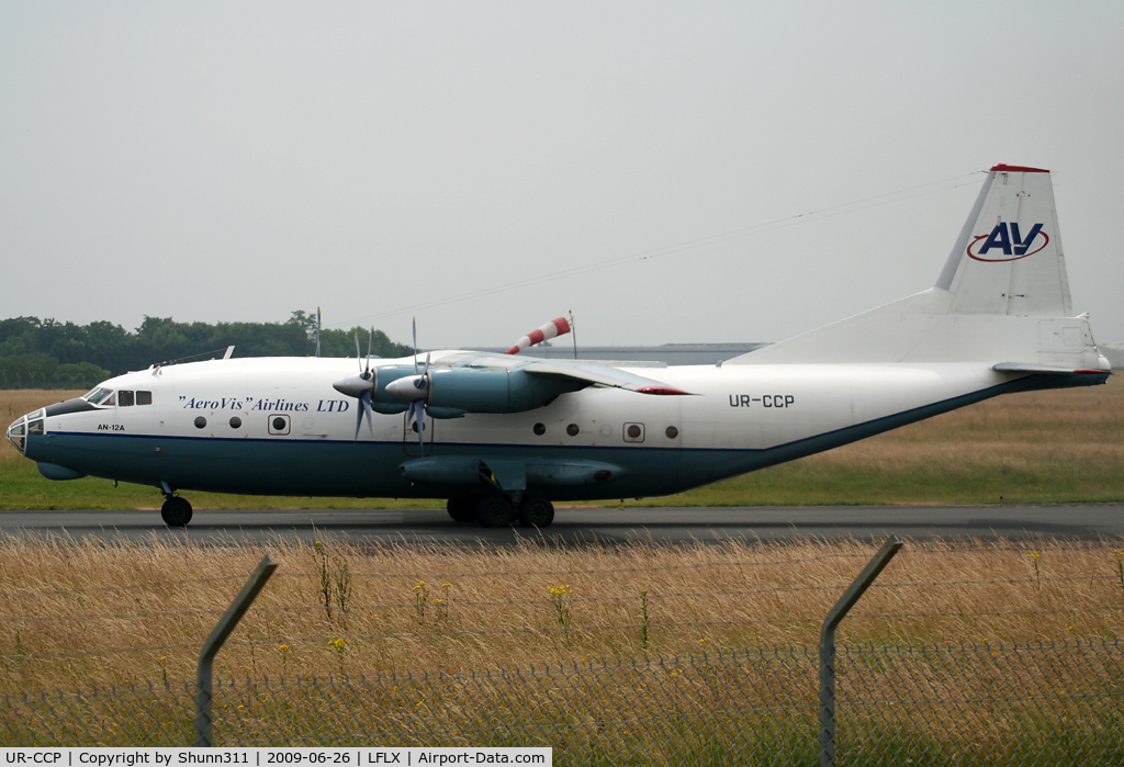 UR-CCP, 1962 Antonov An-12BK C/N 2340505, Taxiing for departure...