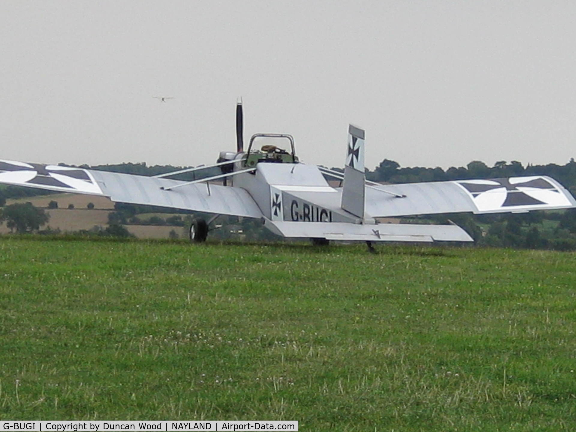 G-BUGI, 1998 Evans VP-2 Volksplane C/N PFA 7201, Photograped 2009 at Nayland airfied