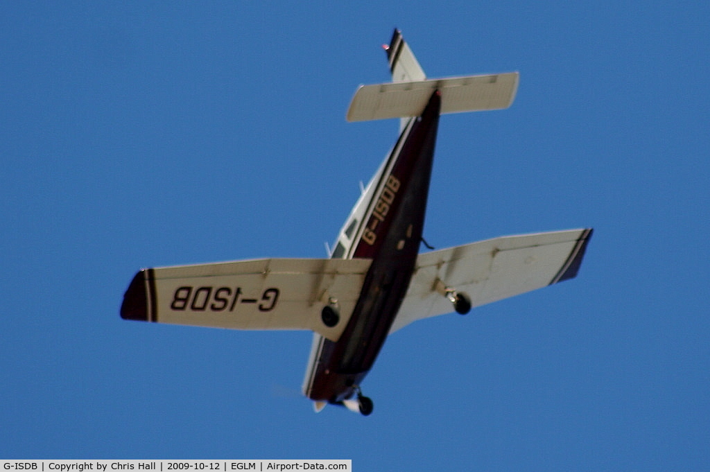 G-ISDB, 1977 Piper PA-28-161 Warrior II C/N 28-7716074, in the circuit above White Waltham