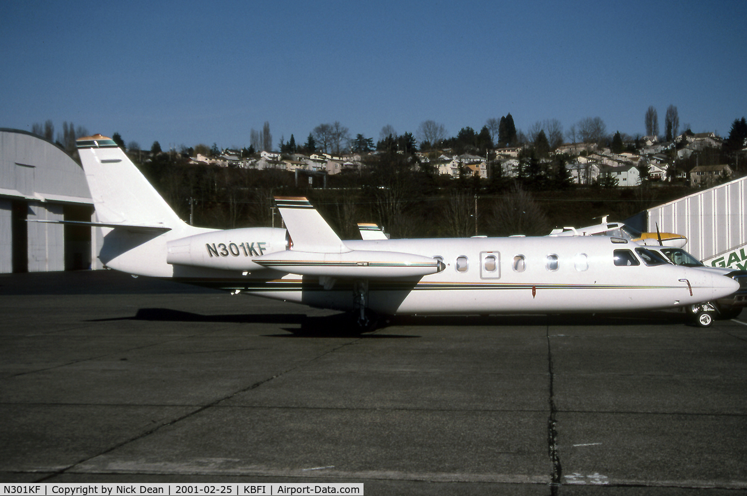 N301KF, 1980 Israel Aircraft Industries IAI-1124A Westwind C/N 301, KBFI