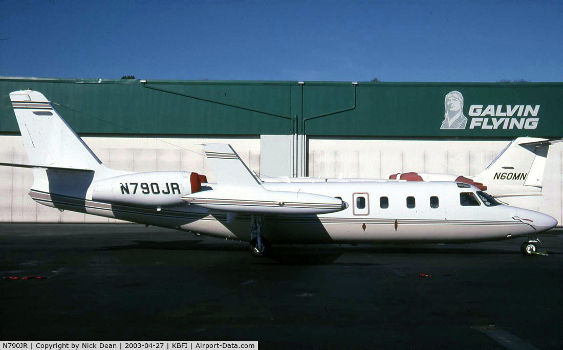 N790JR, 1984 Israel Aircraft Industries 1124A C/N 424, KBFI
