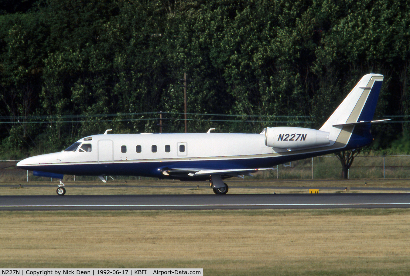N227N, 1991 Israel Aircraft Industries IAI 1125SP Astra C/N 053, KBFI