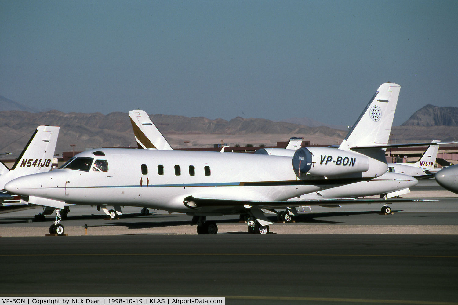VP-BON, 1992 Israel Aircraft Industries IAI-1125 Westwind Astra C/N 060, KLAS
