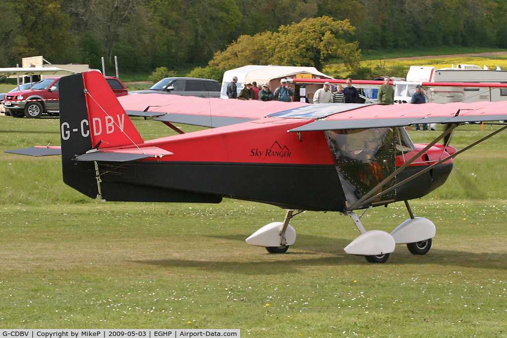 G-CDBV, 2004 Skyranger 912S(1) C/N BMAA/HB/409, Pictured during the 2009 Microlight Trade Fair.