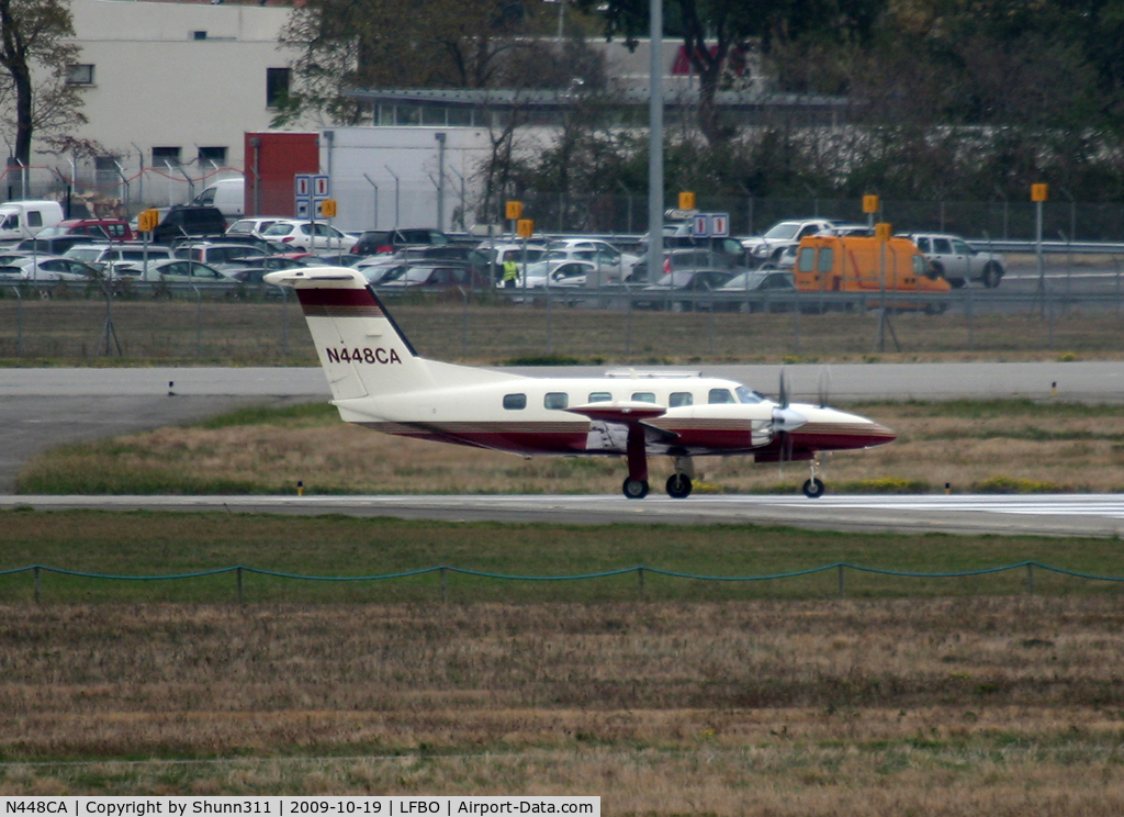 N448CA, 1986 Piper PA-42-1000 Cheyenne 400LS C/N 42-5527034, Ready for departure...