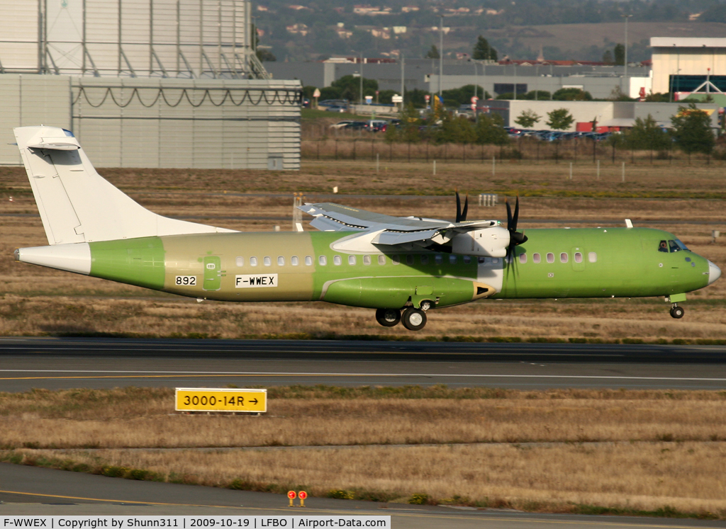 F-WWEX, 2009 ATR 72-212A C/N 892, C/n 892 - For Vietnam Airlines...