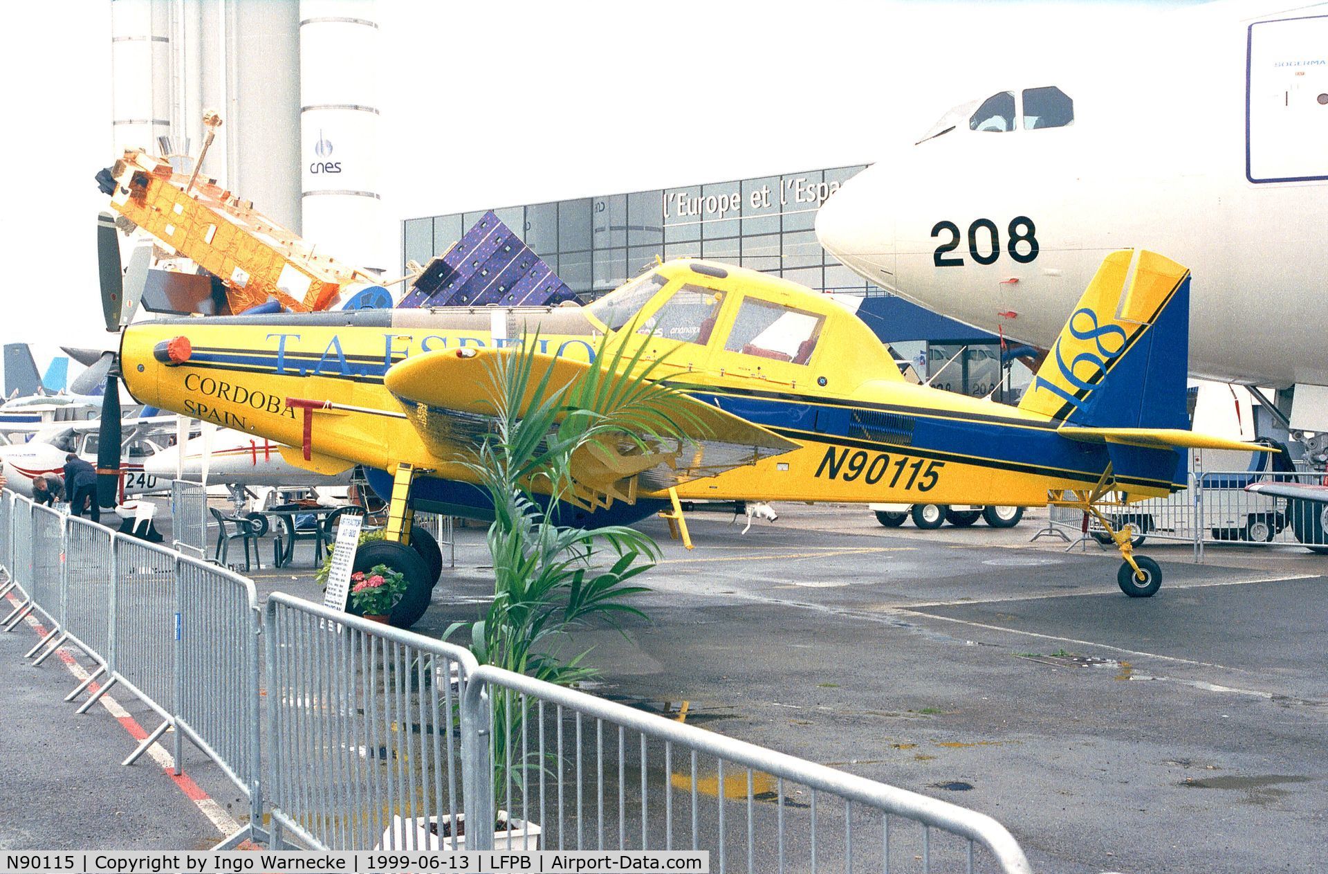 N90115, Air Tractor Inc AT-802 C/N 802-0080, Air Tractor AT-802 of T.A.Espejo at the Aerosalon 1999, Paris