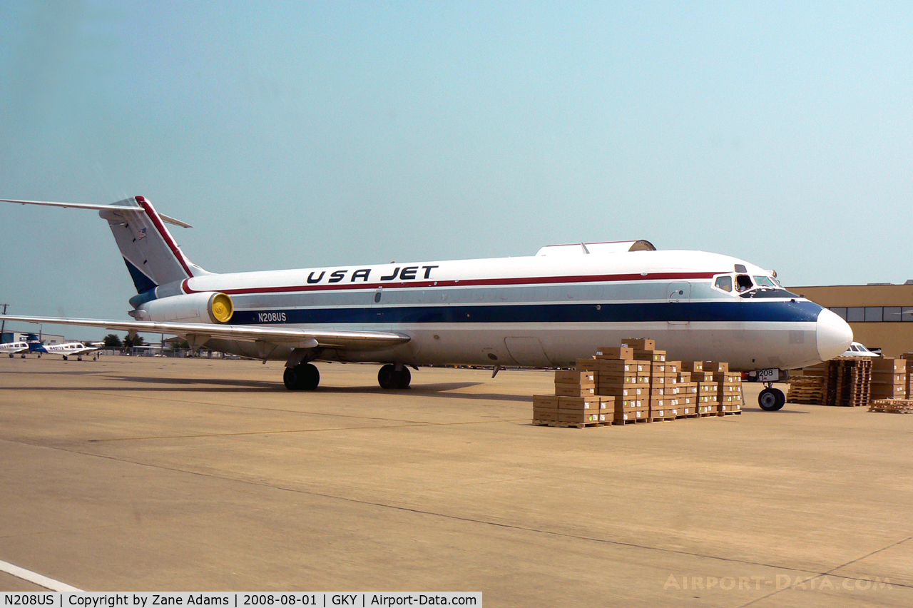 N208US, 1968 Douglas DC-9-32F C/N 47220, USA Jet Freighter at Arlington Municipal
