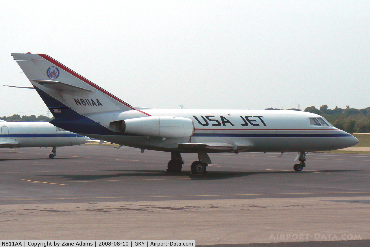 N811AA, 1968 Dassault Falcon (Mystere) 20D C/N 187, At Arlington Municipal