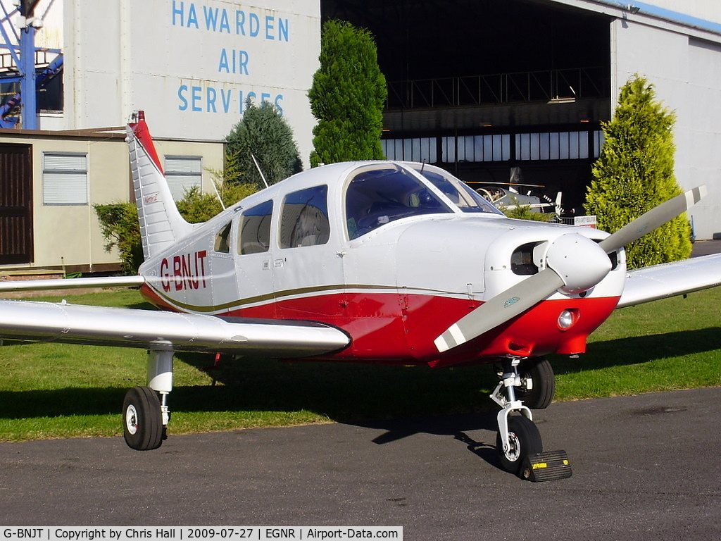 G-BNJT, 1981 Piper PA-28-161 Cherokee Warrior II C/N 28-8116184, 