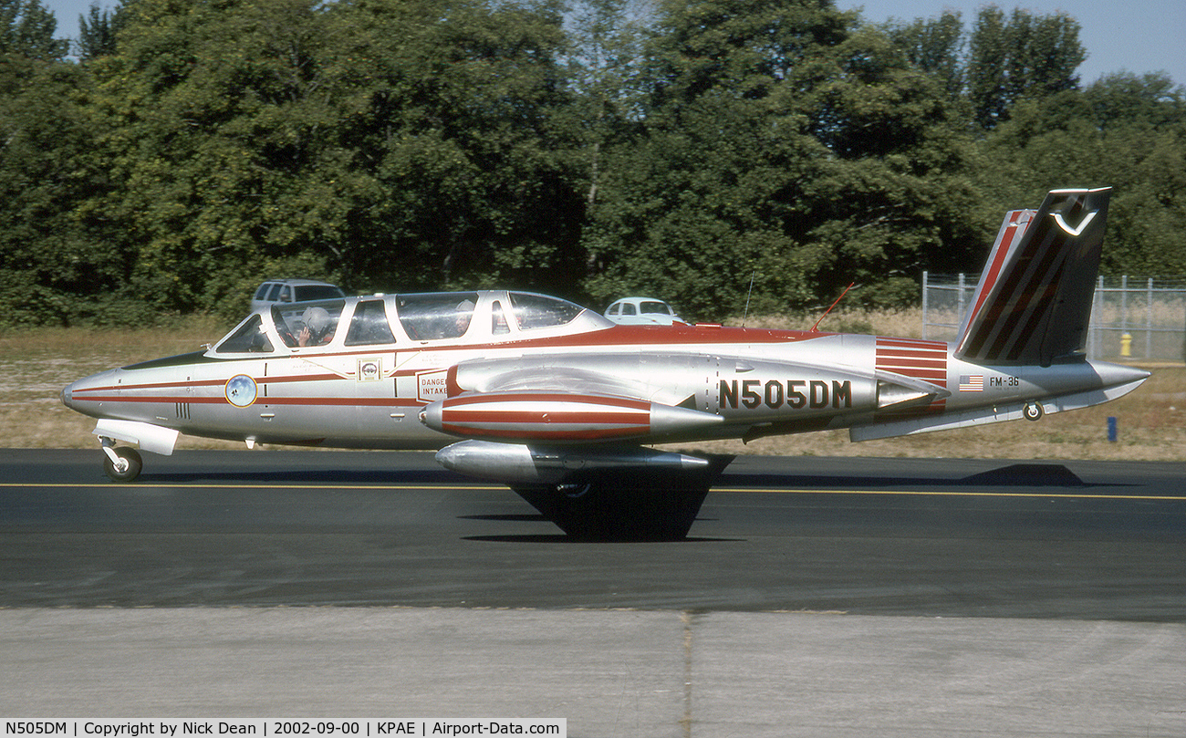 N505DM, 1962 Fouga (Valmet) CM-170R Magister C/N FM-36, KPAE