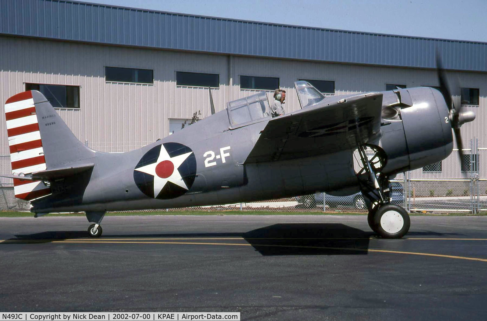 N49JC, 1944 General Motors (Grumman) FM-2 Wildcat C/N 51-235???, KPAE