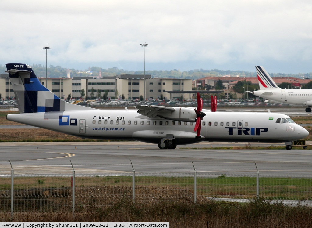 F-WWEW, 2009 ATR 72-212A C/N 891, C/n 891 - To PP-PTU