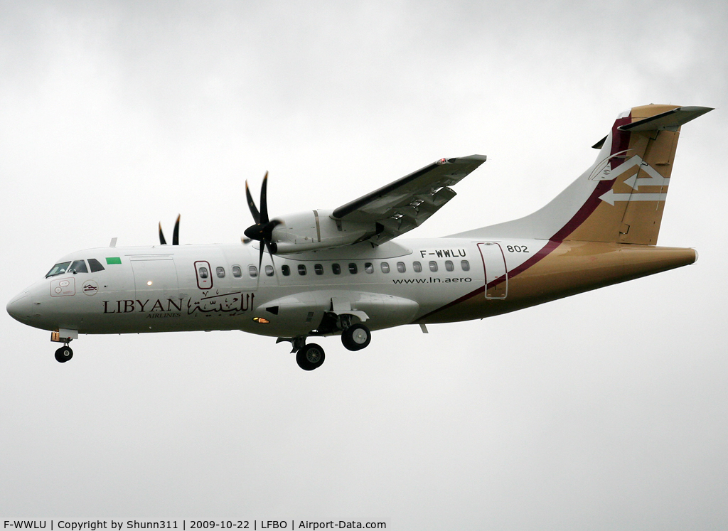 F-WWLU, 2009 ATR 42-500 C/N 802, C/n 802