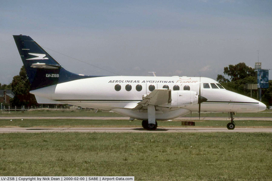 LV-ZSB, 1991 British Aerospace BAe-3201 Jetstream 32EP C/N 942, SABE