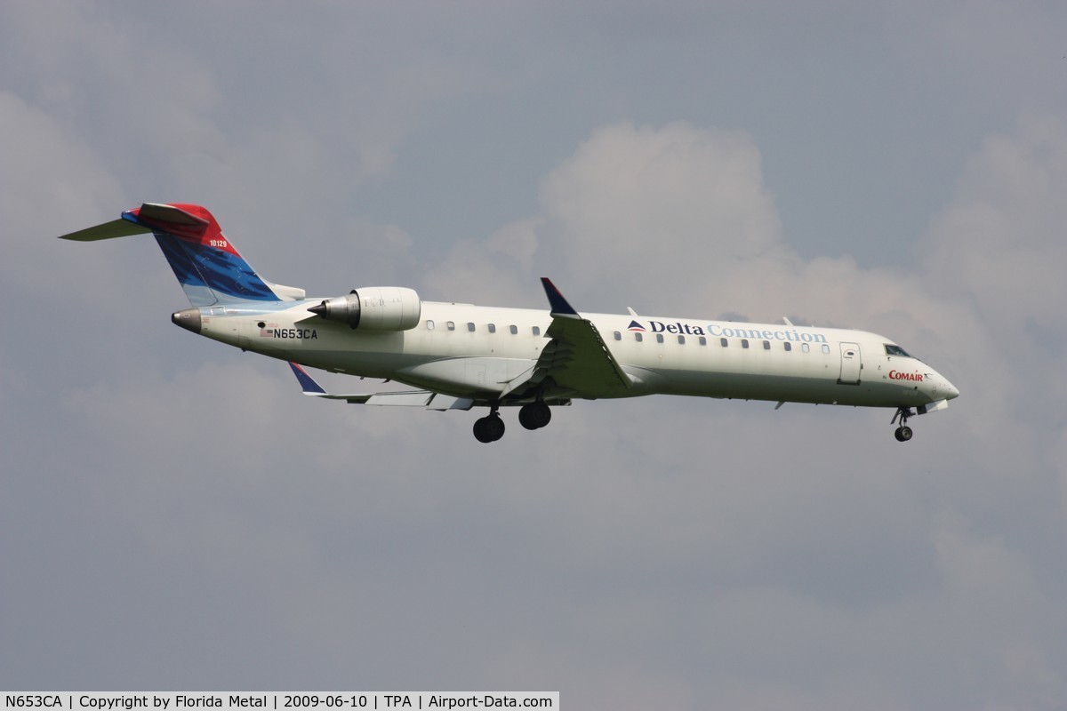 N653CA, 2003 Bombardier CRJ-700 (CL-600-2C10) Regional Jet C/N 10129, Comair CRJ-700