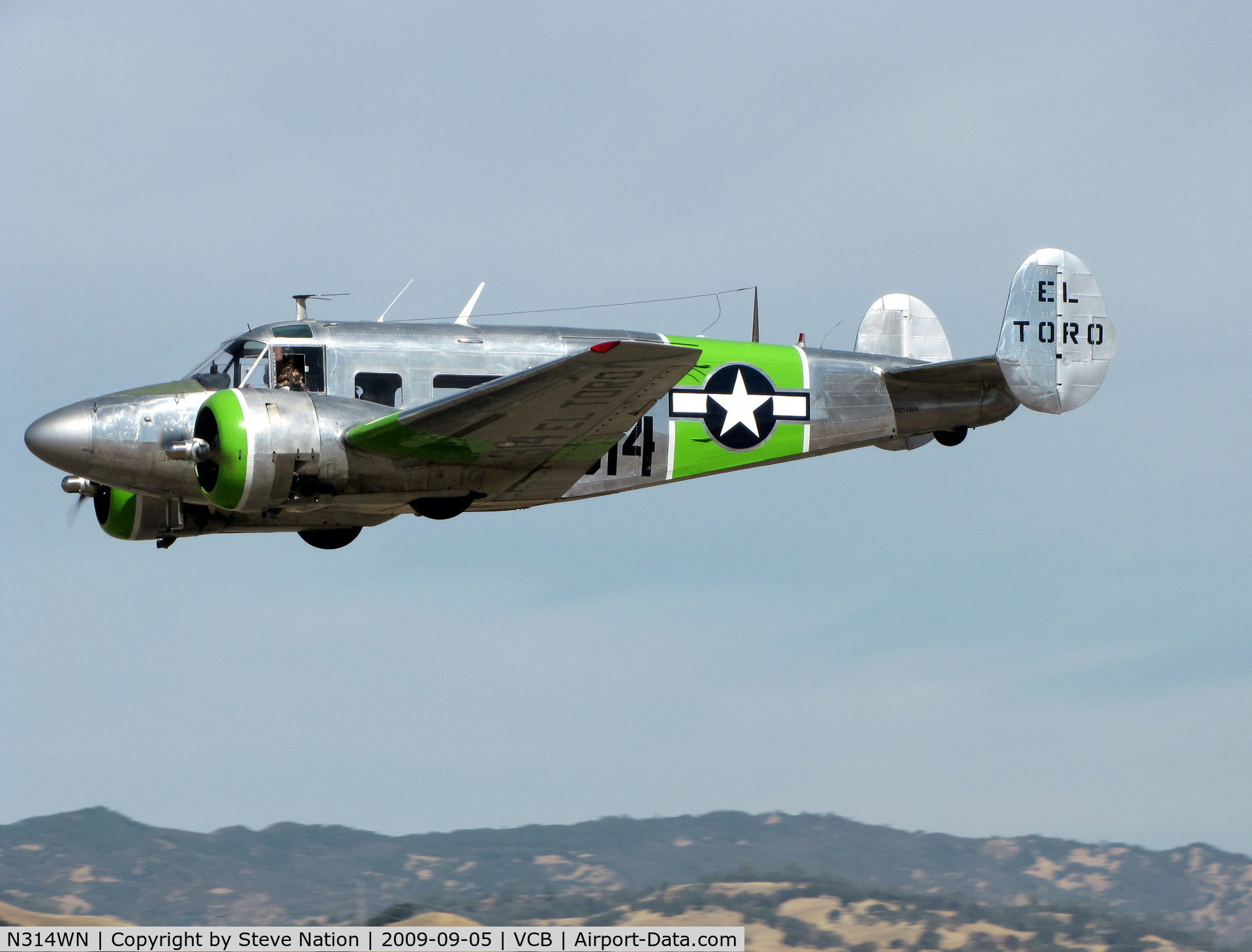 N314WN, 1952 Beech C-45H Expeditor C/N AF-566, Vintage Aircraft (Stockton, CA) 1952 Beech C-45H as Marines El Toro-314 @ 