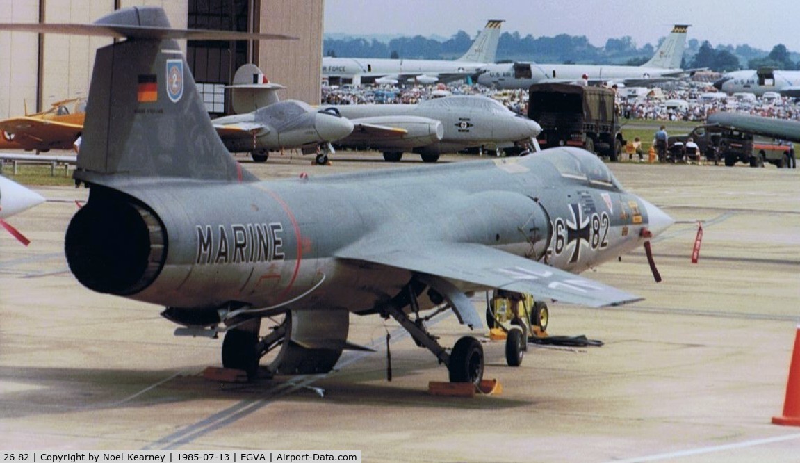 26 82, Lockheed F-104G Starfighter C/N 683-7428, Lockheed F.104 Starfighter - (West) German AF