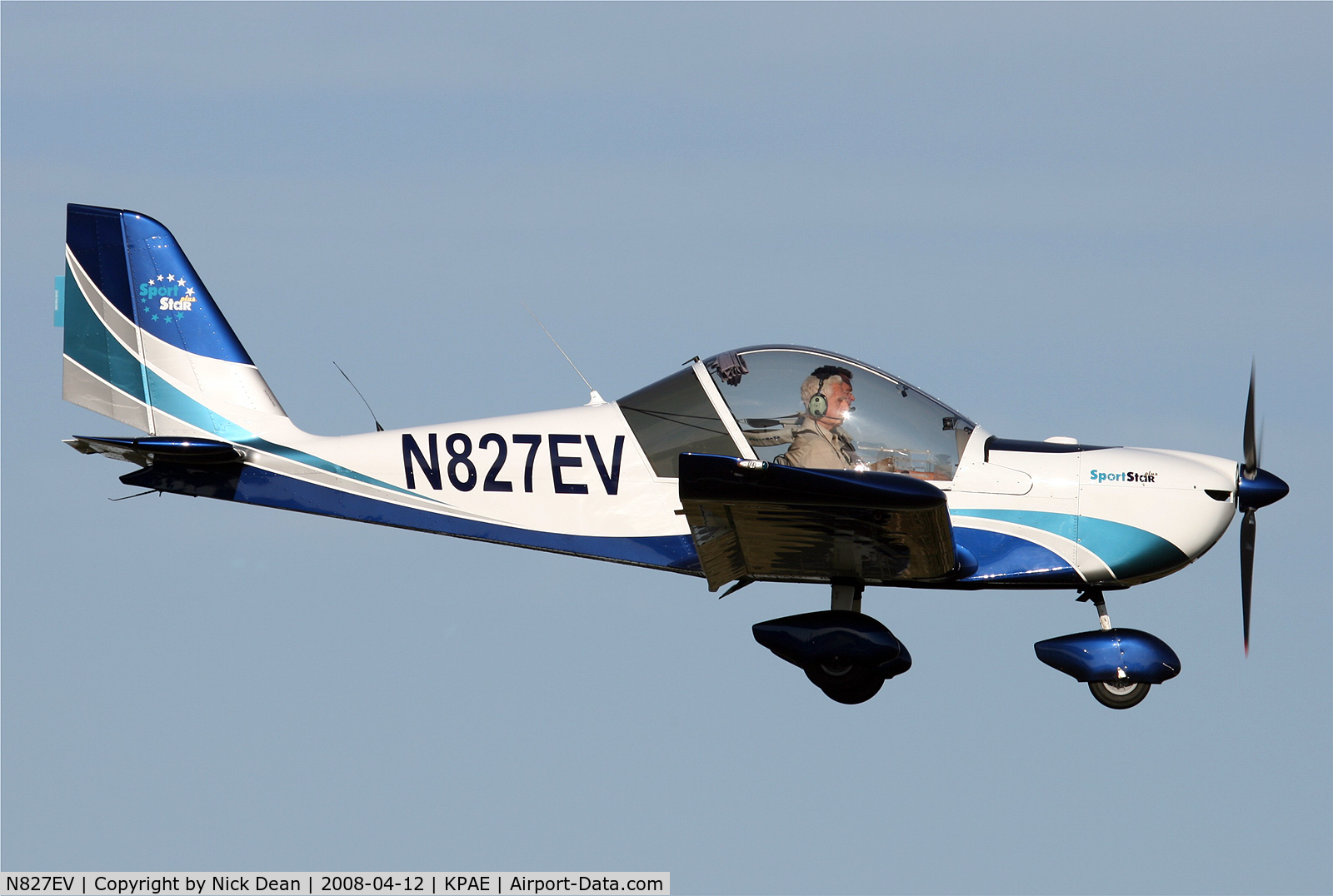 N827EV, 2007 Evektor-Aerotechnik Sportstar C/N 20070827, KPAE