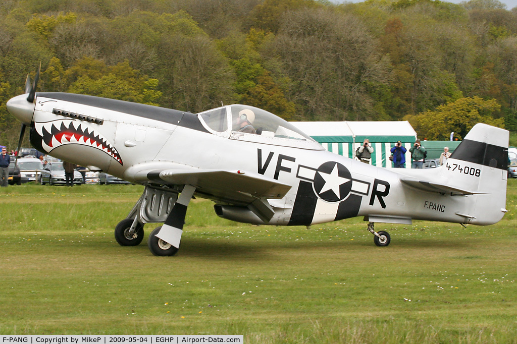 F-PANG, Jurca MJ-77 Gnatsum  (3/4 Scale NA P-51D Mustang) C/N 04, French built Gnatsum (Mustang in reverse !)