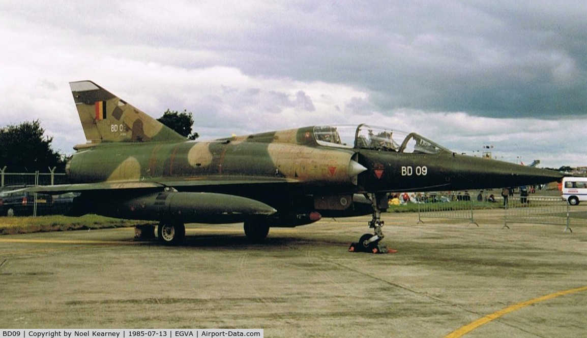BD09, SABCA Mirage 5BD C/N 209, DASSAULT MIRAGE 5BD - R. Belgian AF