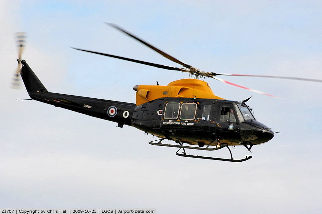 ZJ707, 2002 Bell 412EP Griffin HT1 C/N 36297, Defence Helicopter Flying School