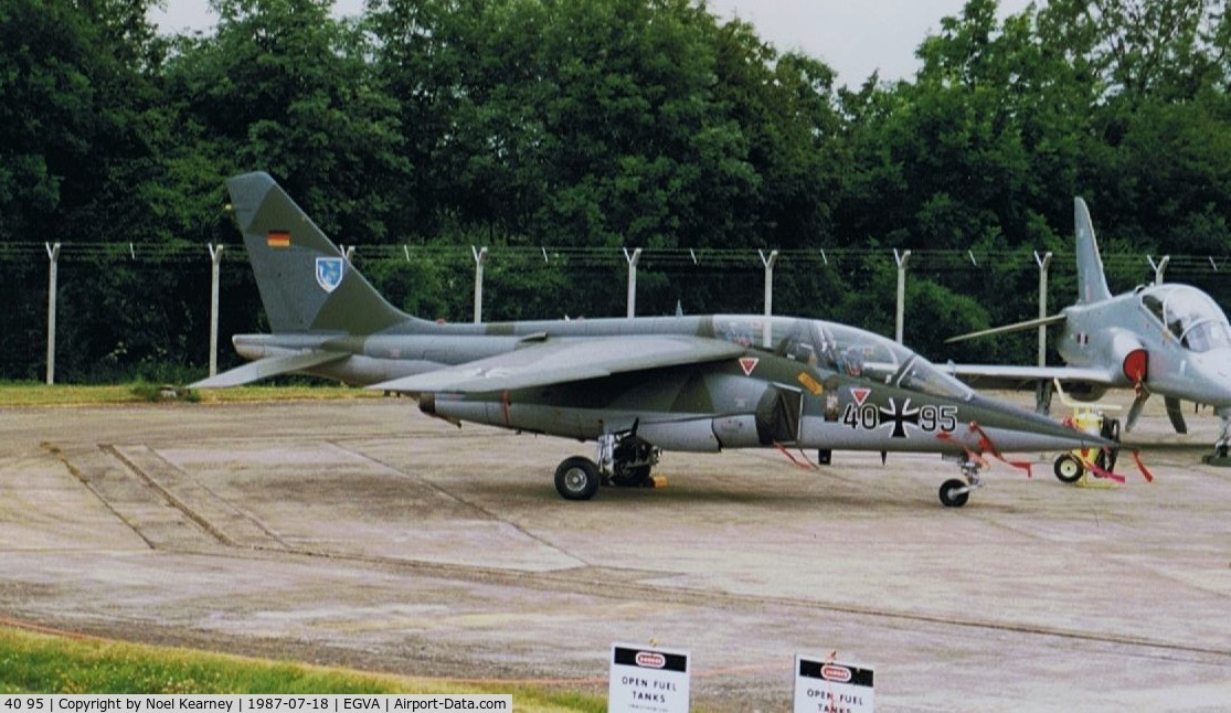 40 95, Dassault-Dornier Alpha Jet A C/N 0095, Dornier Alpha Jet - (West) German AF