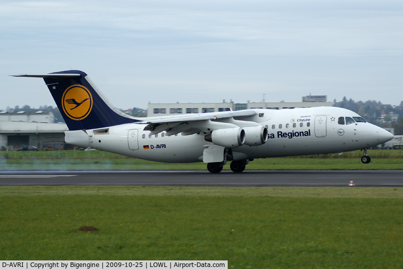 D-AVRI, 1995 British Aerospace Avro 146-RJ85 C/N E.2270, Lufthansa Cityline