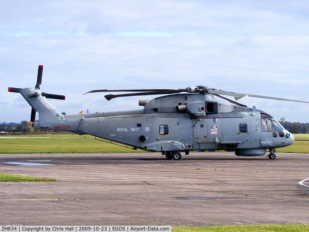 ZH834, AgustaWestland EH-101 Merlin HM.1 C/N 50065/RN14, Agusta Westland EH-101 Merlin HM1, Royal Navy, 824 NAS