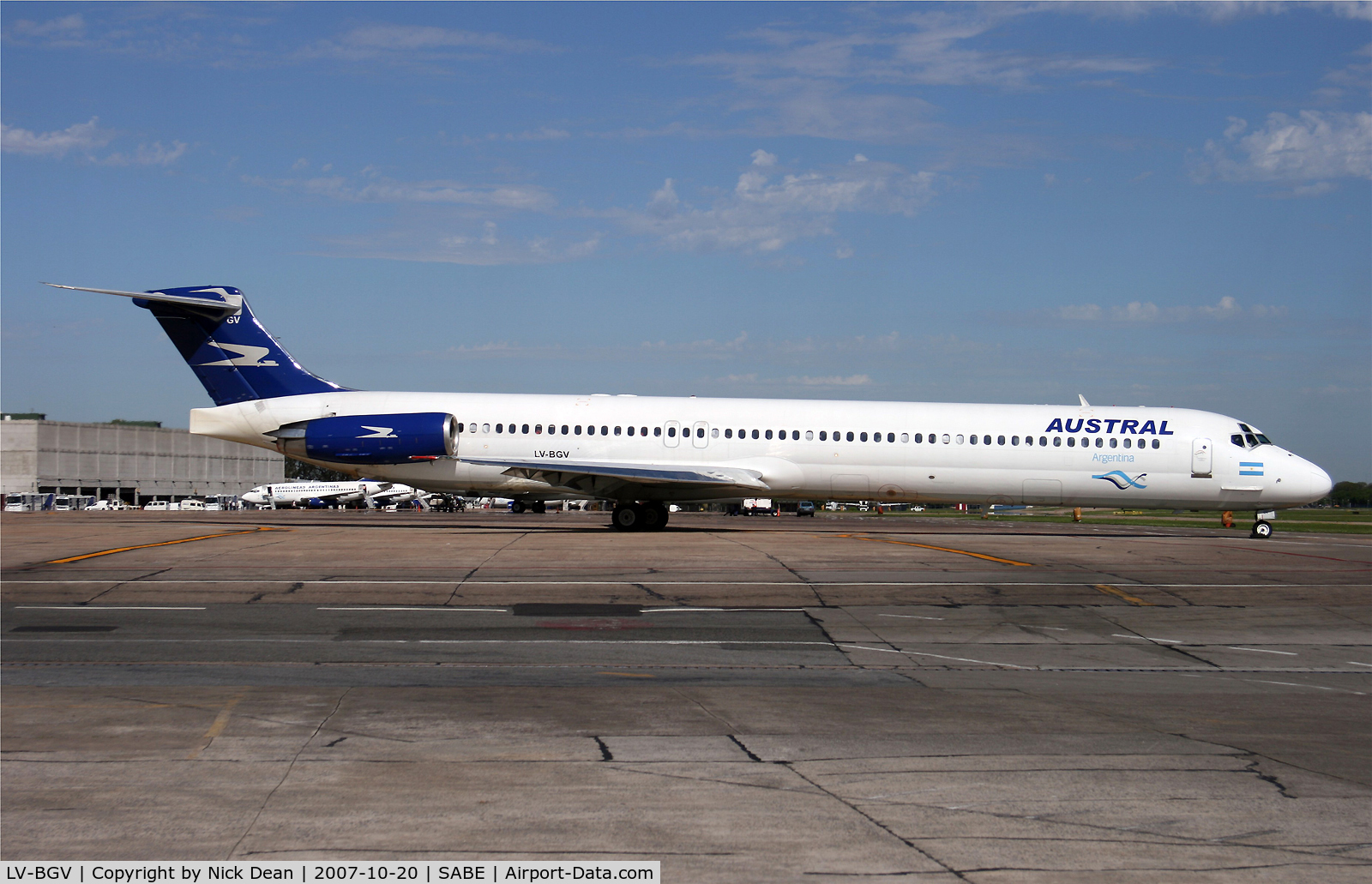 LV-BGV, 1990 McDonnell Douglas MD-83 (DC-9-83) C/N 49904, SABE